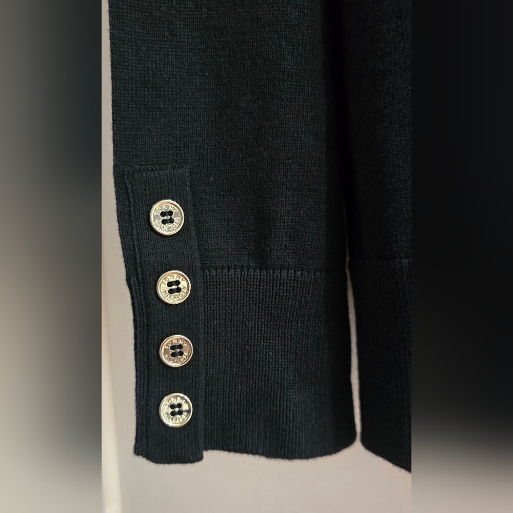Tommy Hilfiger Black Turtleneck Sweater - Picture 3 of 5